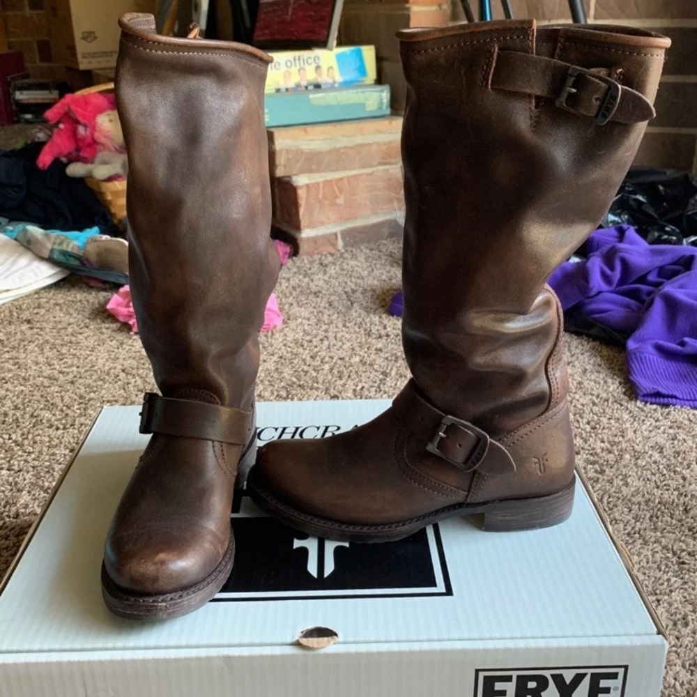 Veronica Slouch Frye Riding Boots